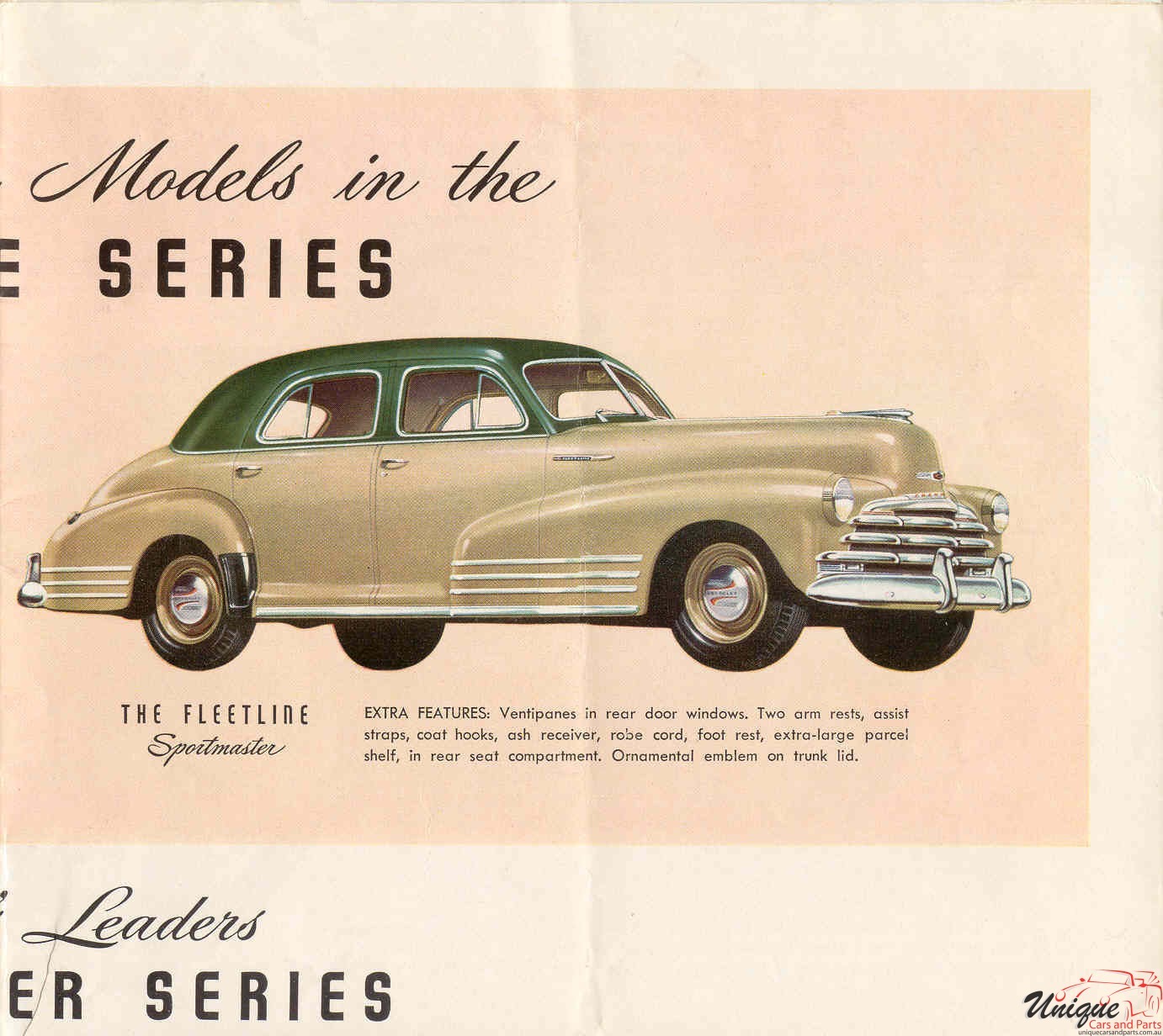 1947 Chevrolet Brochure Page 1